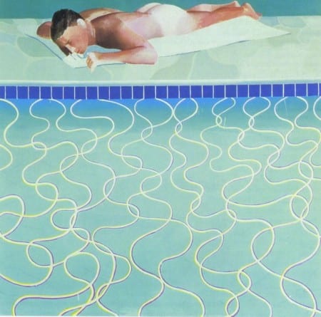 Sunbather by David Hockney