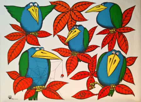5 Blue Birds - Image 3